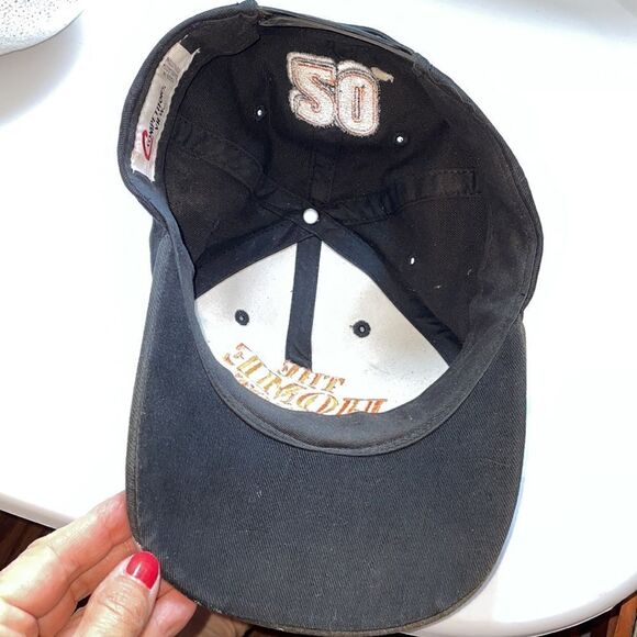 Vtg NASCAR The Home Depot Tony Stewart number 20 black cotton snap back cap - Picture 7 of 7